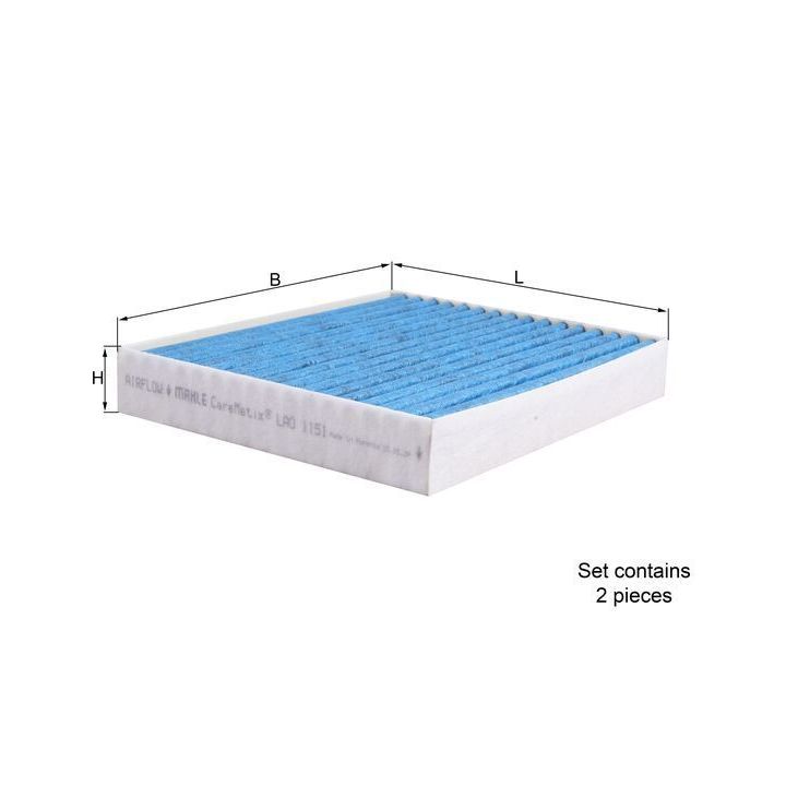 Filtras, salono oras MAHLE LAO 1151/S