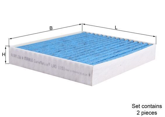 Filtras, salono oras MAHLE LAO 1151/S