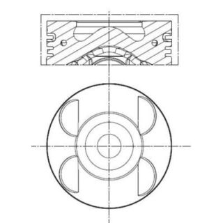 Stūmoklis MAHLE 001 PI 00105 010
