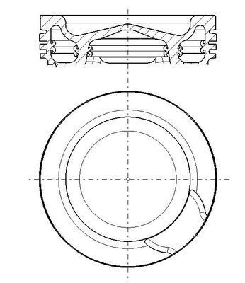 Stūmoklis MAHLE 001 PI 00203 000