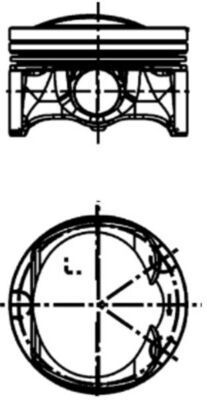 Stūmoklis MAHLE 028 PI 00177 000