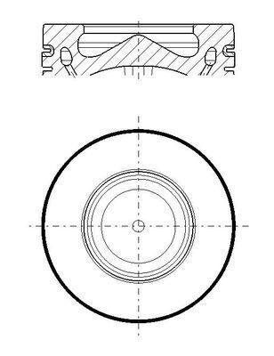Stūmoklis MAHLE 081 PI 00119 002