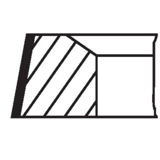 Stūmoklio žiedų komplektas MAHLE 002 49 V2