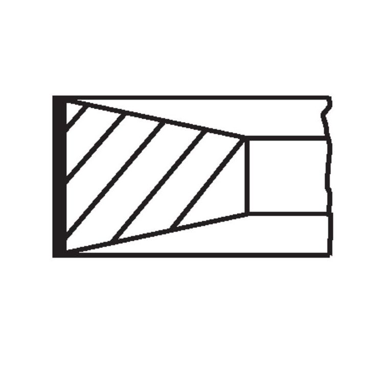 Stūmoklio žiedų komplektas MAHLE 177 25 N0