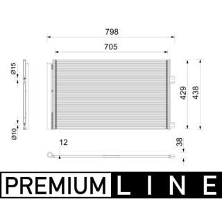 Kondensatorius, oro kondicionierius MAHLE AC 1200 000P