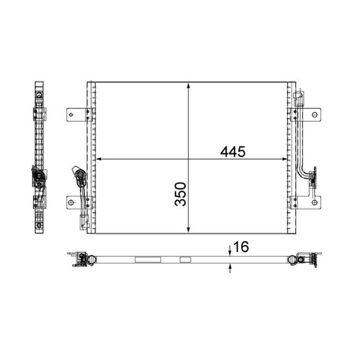 Kondensatorius, oro kondicionierius MAHLE AC 583 000S