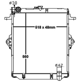 Radiatorius, variklio aušinimas MAHLE CR 1735 000S