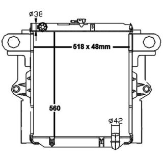 Radiatorius, variklio aušinimas MAHLE CR 1736 000S