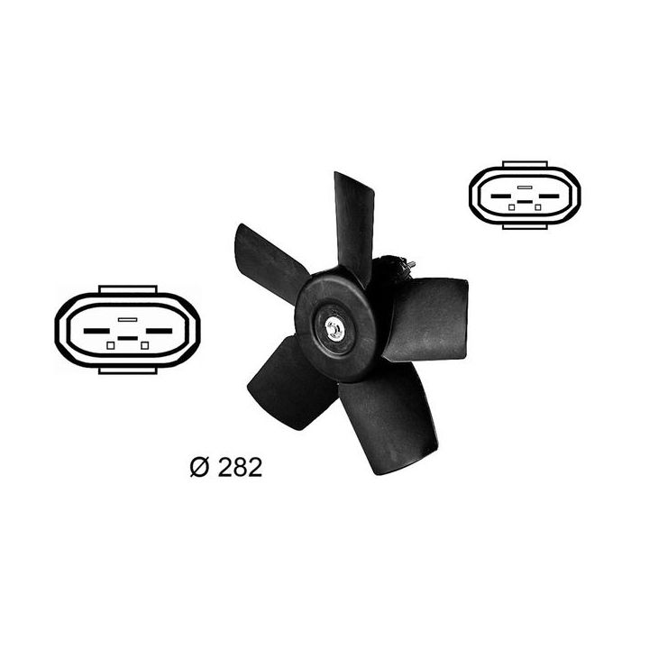 Ventiliatorius, radiatoriaus MAHLE CFF 18 000S