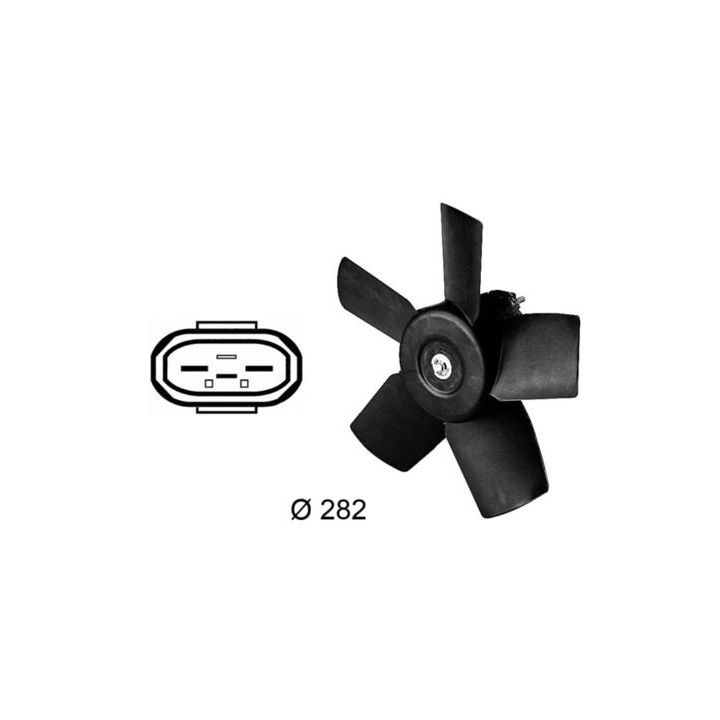 Ventiliatorius, radiatoriaus MAHLE CFF 18 000S