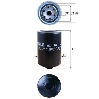 Filtras, hidraulinė sistema MAHLE HC 176