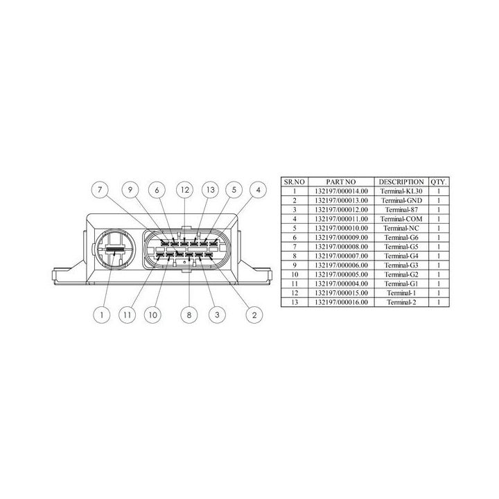 Valdymo blokas, kaitinimo žvakių sistema MAHLE MHG 61