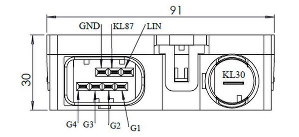 Valdymo blokas, kaitinimo žvakių sistema MAHLE MHG 62