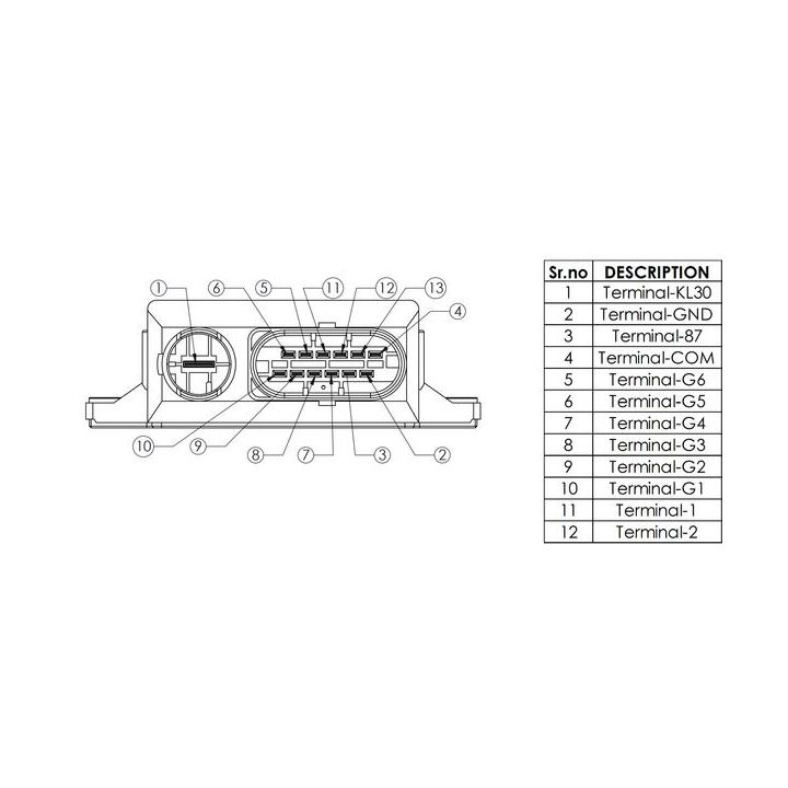 Valdymo blokas, kaitinimo žvakių sistema MAHLE MHG 64