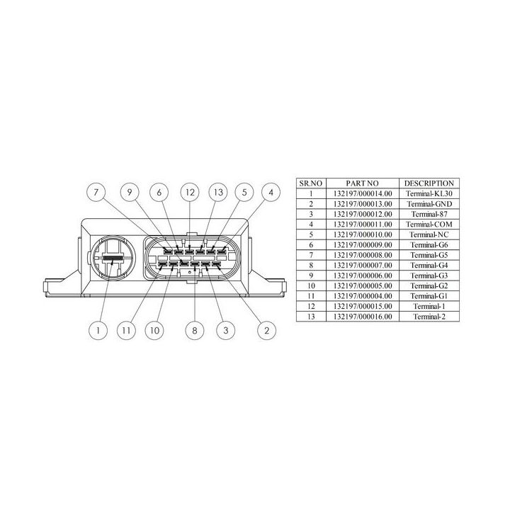 Valdymo blokas, kaitinimo žvakių sistema MAHLE MHG 65