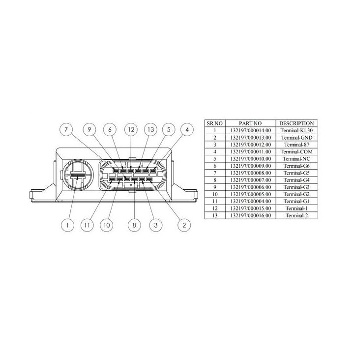 Valdymo blokas, kaitinimo žvakių sistema MAHLE MHG 66