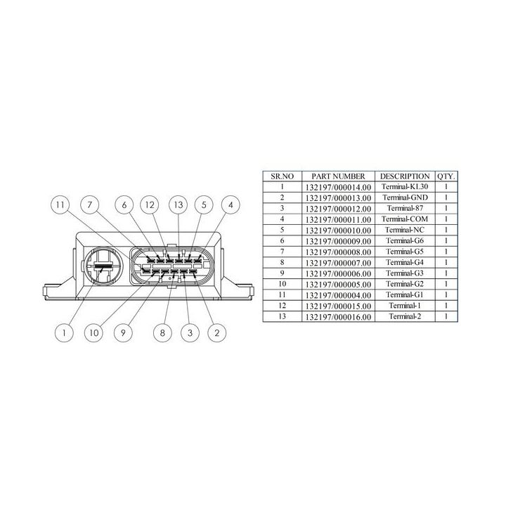 Valdymo blokas, kaitinimo žvakių sistema MAHLE MHG 67