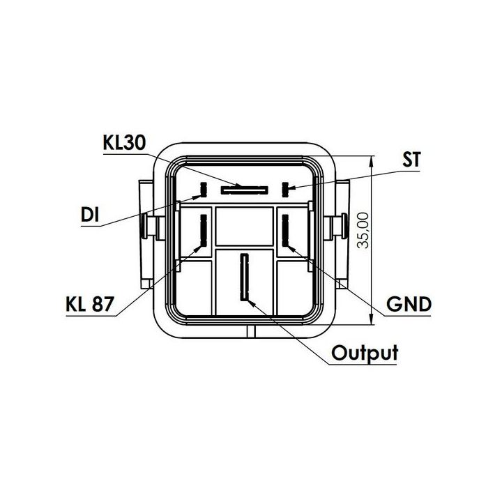Valdymo blokas, kaitinimo žvakių sistema MAHLE MHG 73