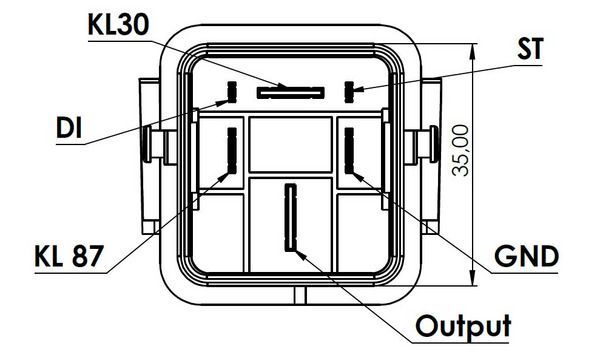 Valdymo blokas, kaitinimo žvakių sistema MAHLE MHG 73