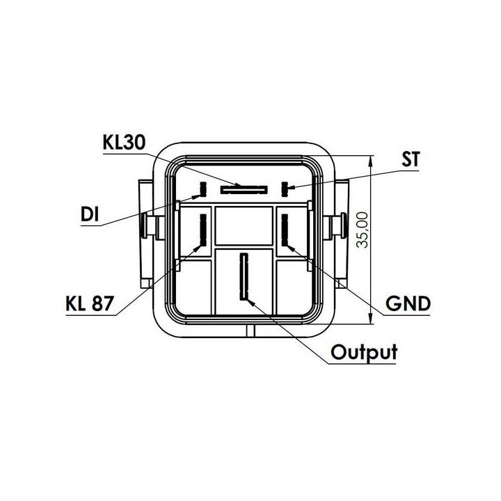 Valdymo blokas, kaitinimo žvakių sistema MAHLE MHG 74