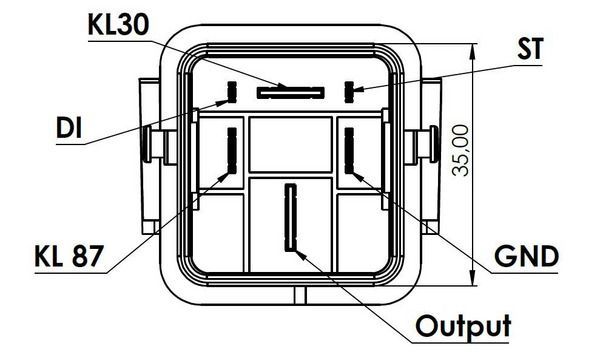 Valdymo blokas, kaitinimo žvakių sistema MAHLE MHG 74