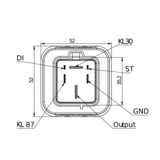 Valdymo blokas, kaitinimo žvakių sistema MAHLE MHG 76