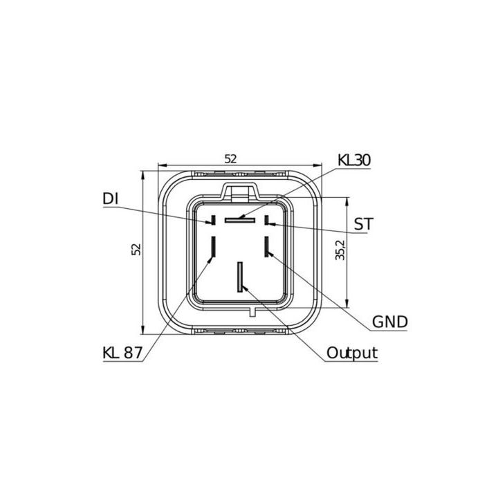 Valdymo blokas, kaitinimo žvakių sistema MAHLE MHG 76