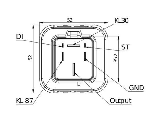 Valdymo blokas, kaitinimo žvakių sistema MAHLE MHG 76