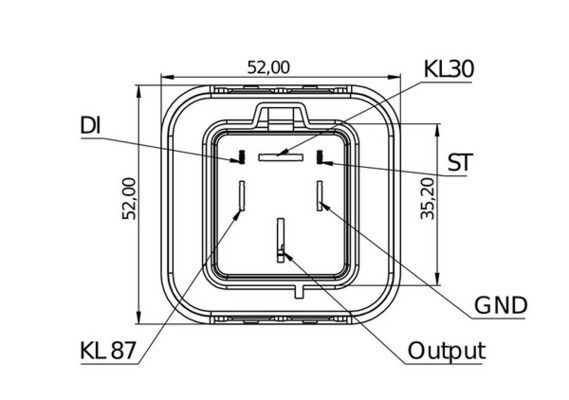 Valdymo blokas, kaitinimo žvakių sistema MAHLE MHG 75