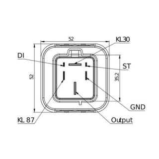 Valdymo blokas, kaitinimo žvakių sistema MAHLE MHG 77