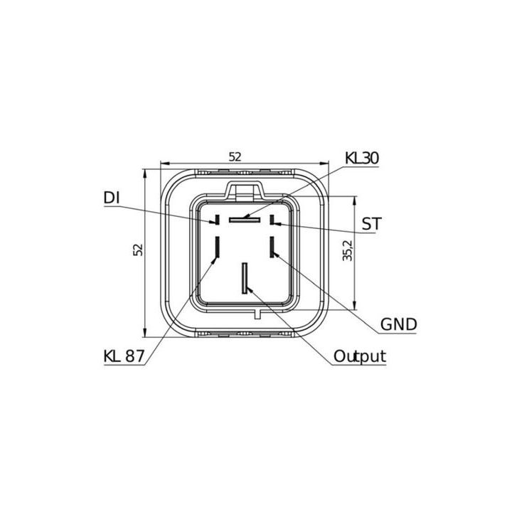 Valdymo blokas, kaitinimo žvakių sistema MAHLE MHG 77