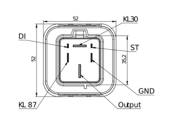 Valdymo blokas, kaitinimo žvakių sistema MAHLE MHG 77