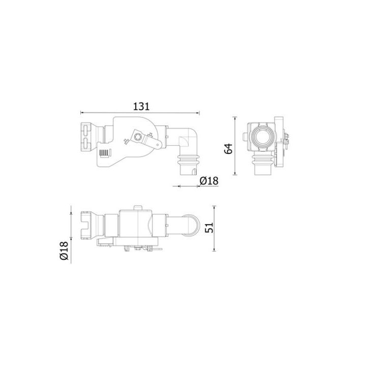 Valdymo vožtuvas, aušinimo skystis MAHLE CV 27 000P