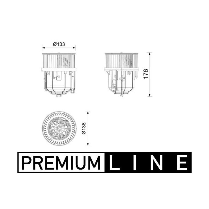 Vidaus pūtiklis MAHLE AB 416 000P