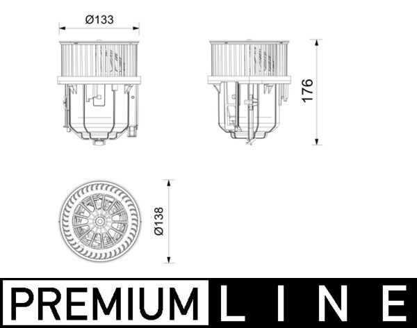 Vidaus pūtiklis MAHLE AB 416 000P