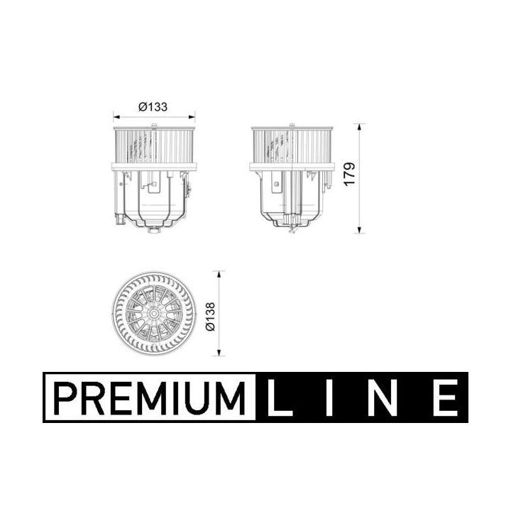 Vidaus pūtiklis MAHLE AB 429 000P