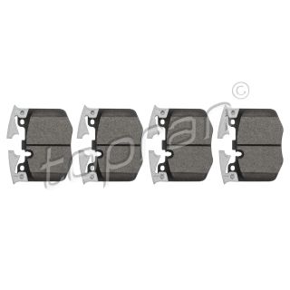 Stabdžių trinkelių rinkinys, diskinis stabdys TOPRAN 504 449