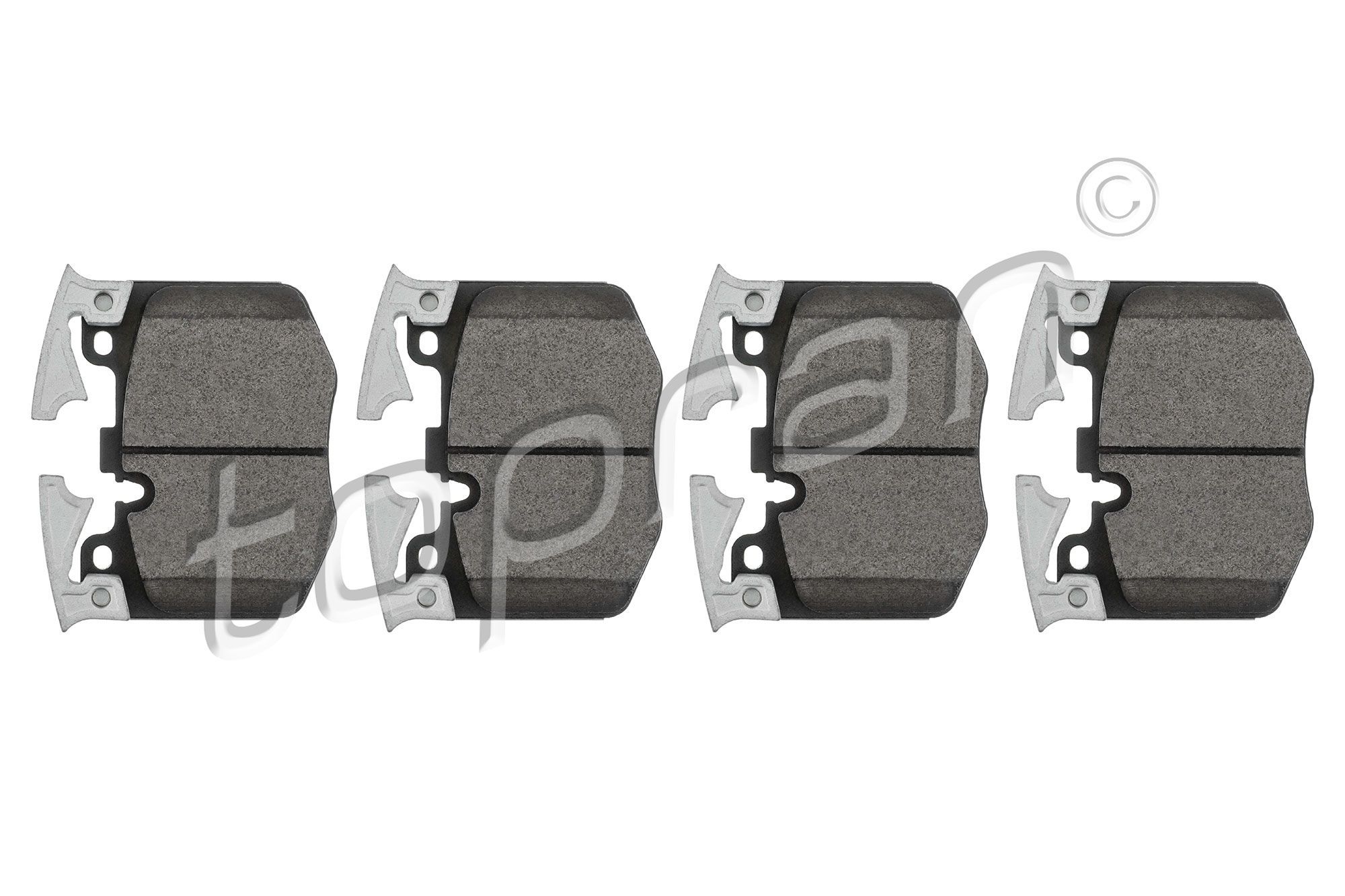 Stabdžių trinkelių rinkinys, diskinis stabdys TOPRAN 504 449