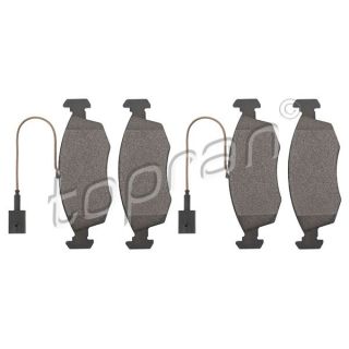 Stabdžių trinkelių rinkinys, diskinis stabdys TOPRAN 601 690