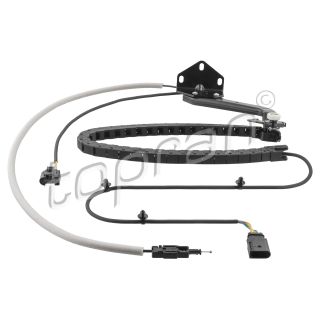 Ritinėlio kreiptuvas, atstumiamos durys TOPRAN 410 932