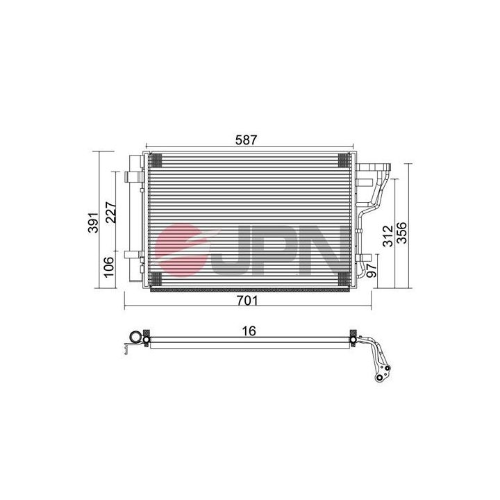 Kondensatorius, oro kondicionierius JPN 60C0327-JPN