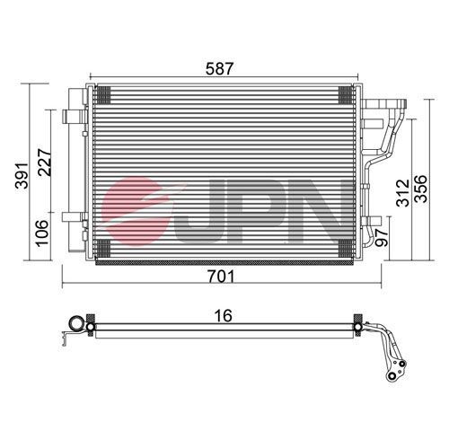 Kondensatorius, oro kondicionierius JPN 60C0327-JPN
