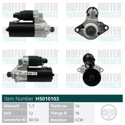 Starteris HOFFER H5010103G