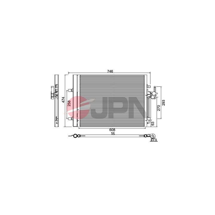 Kondensatorius, oro kondicionierius JPN 60C9096-JPN