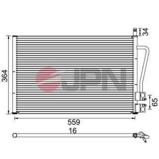 Kondensatorius, oro kondicionierius JPN 60C9097-JPN