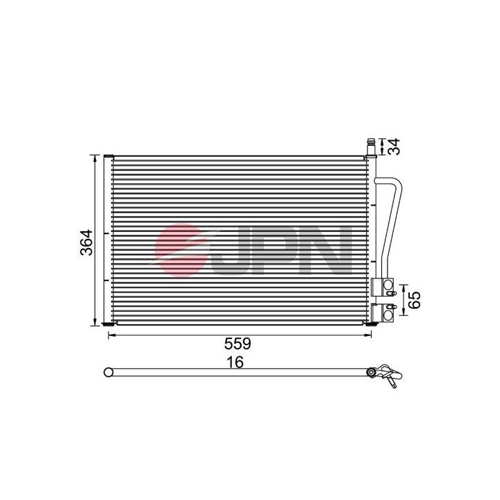 Kondensatorius, oro kondicionierius JPN 60C9097-JPN