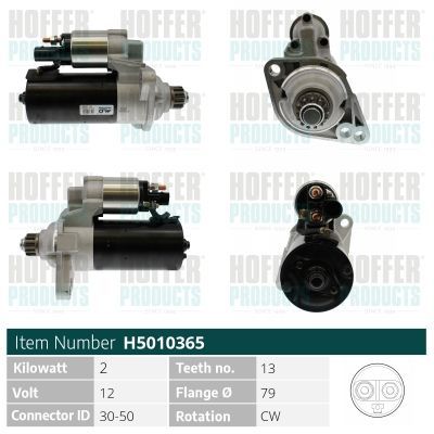 Starteris HOFFER H5010365G