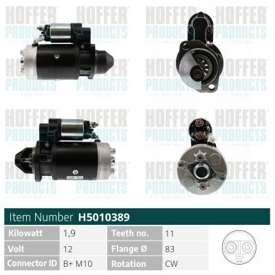 Starteris HOFFER H5010389