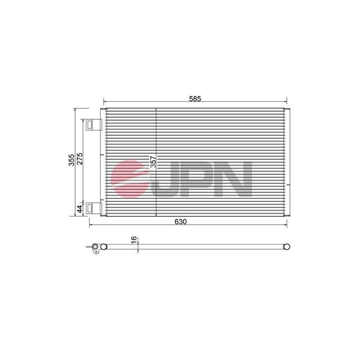 Kondensatorius, oro kondicionierius JPN 60C9129-JPN