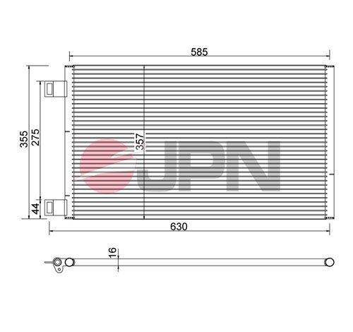 Kondensatorius, oro kondicionierius JPN 60C9129-JPN